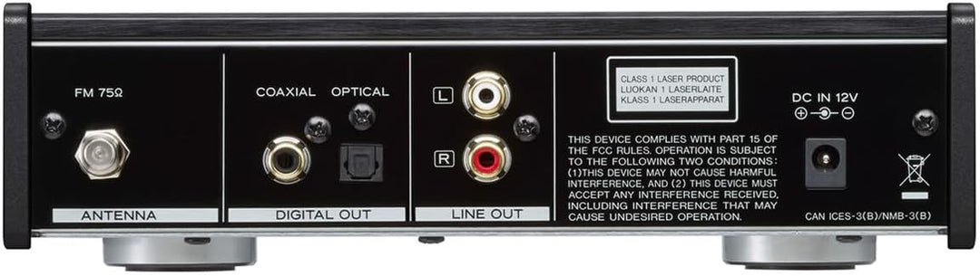 Teac PD-301DAB-X CD Player mit DAB/UKW Tuner, Silber, Silber