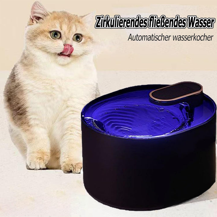 UUE Katzenbrunnen, 3L LED Trinkbrunnen für Katze, Super Silent Katzen Trinkbrunnen, Wasserbrunnen fü