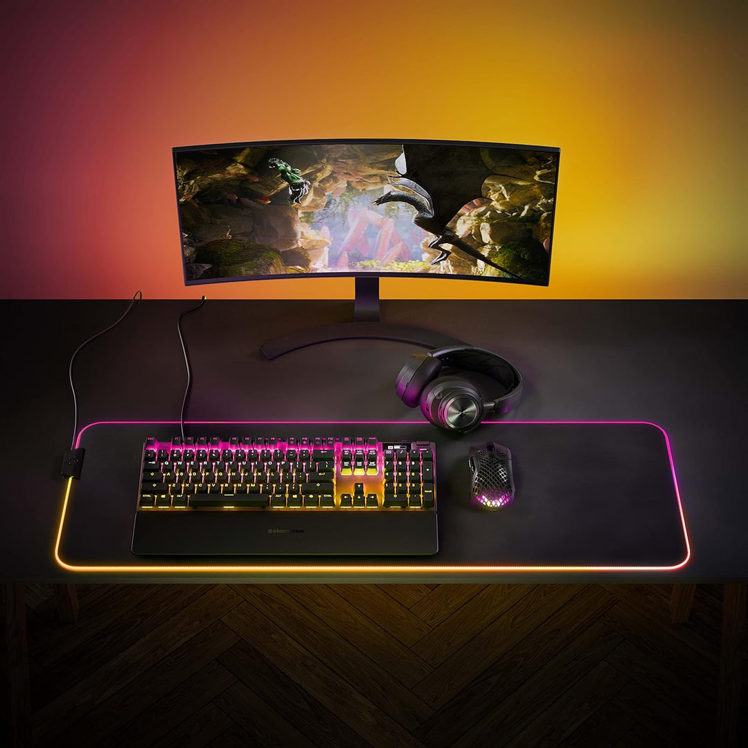 SteelSeries Apex Pro HyperMagnetic Gaming-Tastatur – Die schnellste Tastatur der Welt – Anpassbares
