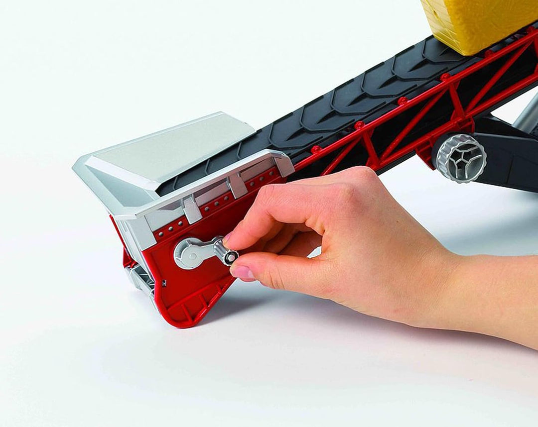 bruder 02031 - Förderband, klappbare Deichsel, höhenverstellbares Fahrgestell - 1:16 Transportband F