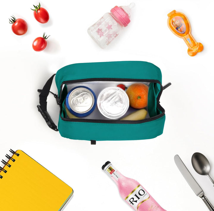 Cerbonny Gefrierbare Lunchtasche, gefrierbare Snack-Tasche, Mini-Kühltasche für Reisen/Arbeit/Schule