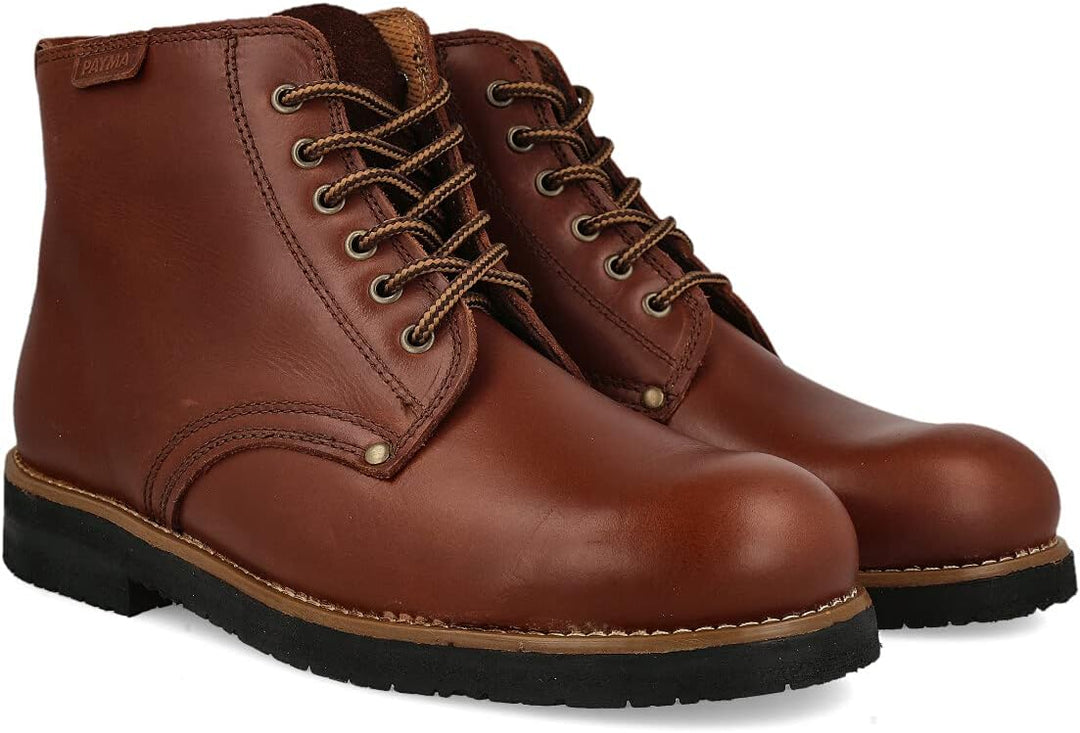 PAYMA - Rustikale Chukka Leder Stiefel für Herren. Safari Boot Schuhe Leder Casual Work, Outdoor und