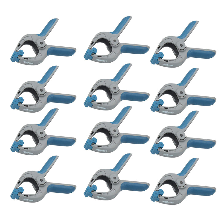 Ferrestock FSKPRS102 Halteklammern mit Feder, rutschfester Griff, drehbare Backen, extra starke Fede