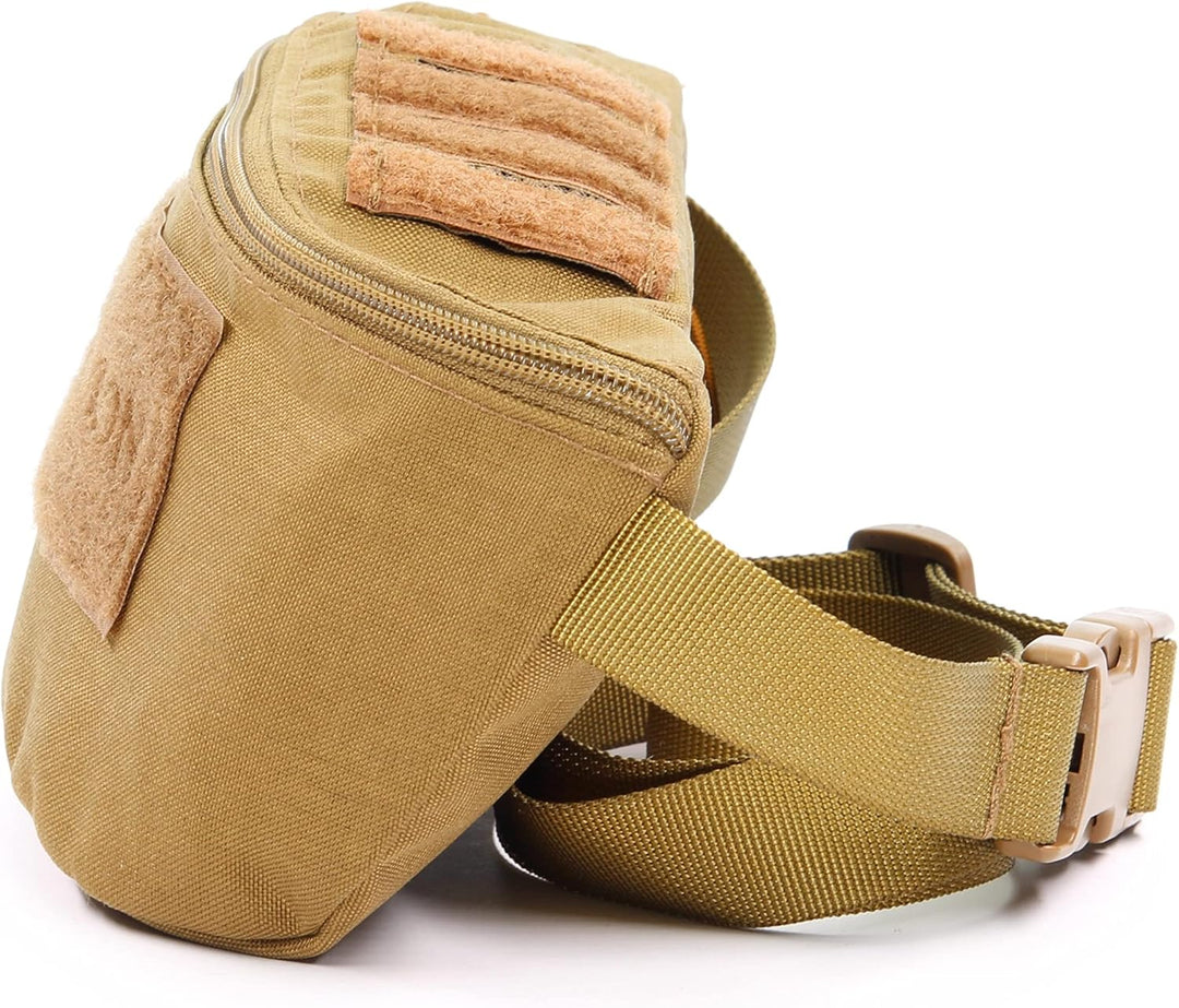 Zentauron Bauchtasche Taktisch 20 x 12 x 8 cm I Taktische Hüfttasche Gürteltasche aus hochwertigem C