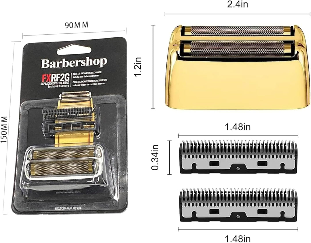Ersatz Rasierkopf kompatibel mit BaBylissPRO Barberology FXFS2 Rasierer | Scherfolie und Schneidemes