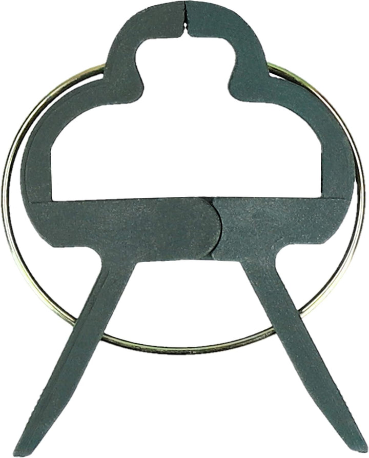 mumbi 100x Pflanzenclips Pflanzenklammern Pflanzenhalter Pflanzenbinder in Gross,Gartengrün Gross 10