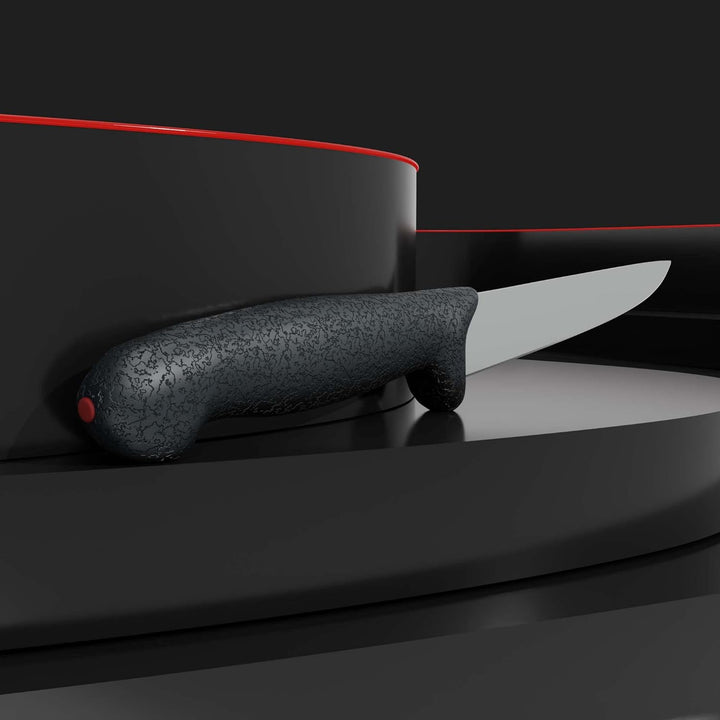 Giesser seit 1776 - Made in Germany - Stechmesser rutschfest PrimeLine, Klinge 16 cm, schwarz, schar