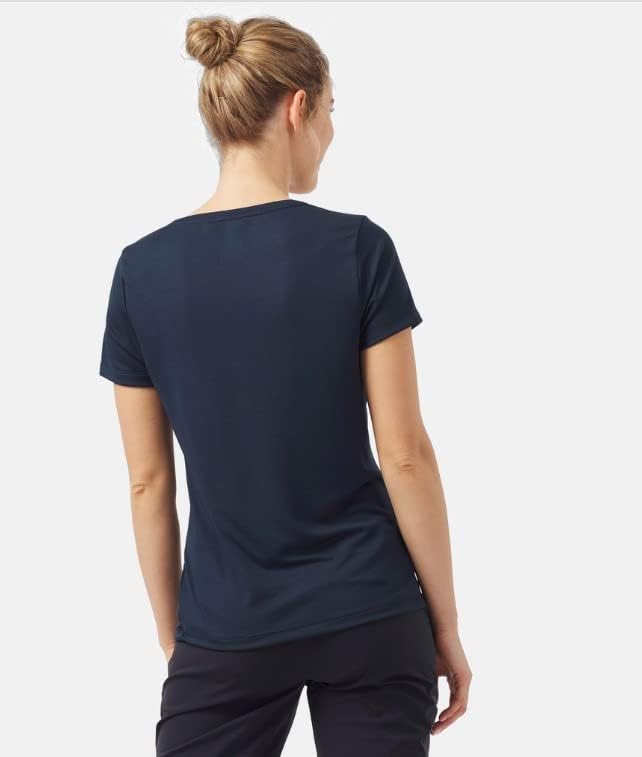 ODLO Damen S/S Crew Neck F-Dry T-Shirt XL Dark Sapphire, XL Dark Sapphire