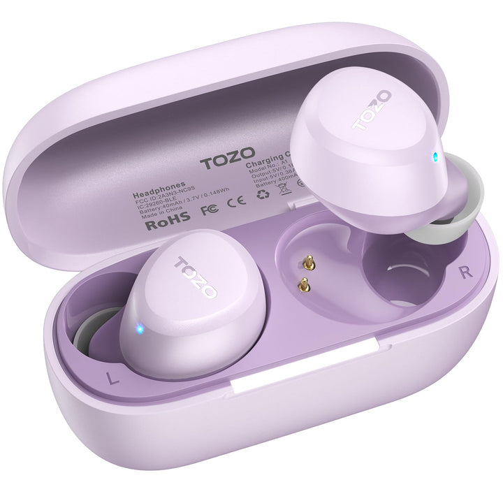 TOZO A1 In-Ear Kopfhörer Kabellos Bluetooth 5.3 mit 2 Mikrofonen für KI-Anrufe, App-Steuerung, 32 St