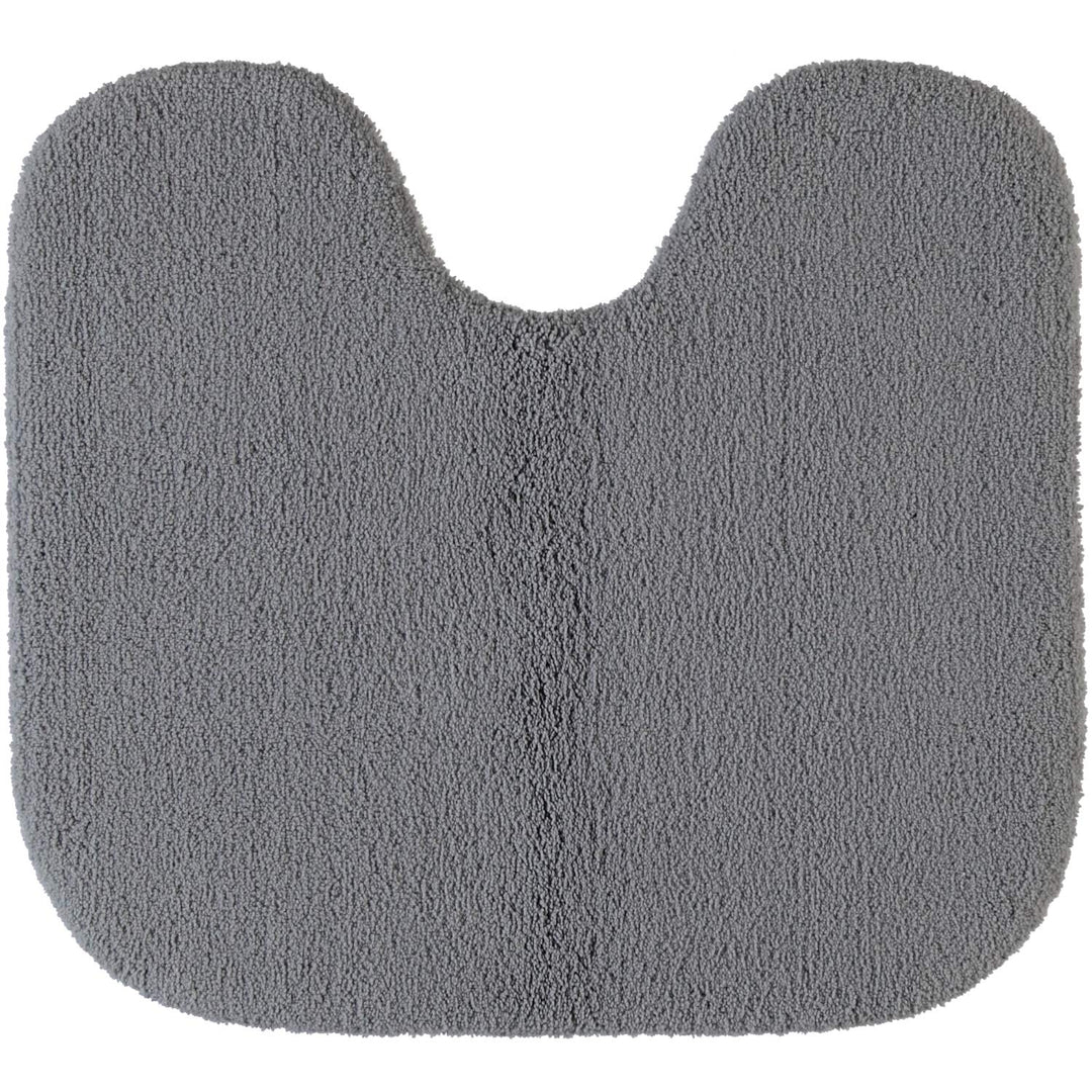 Rhomtuft Badematte Aspect, Farbe: kiesel, Grösse: 55x60cm Toilettenvorlage mit Ausschnitt 55x60 cm,
