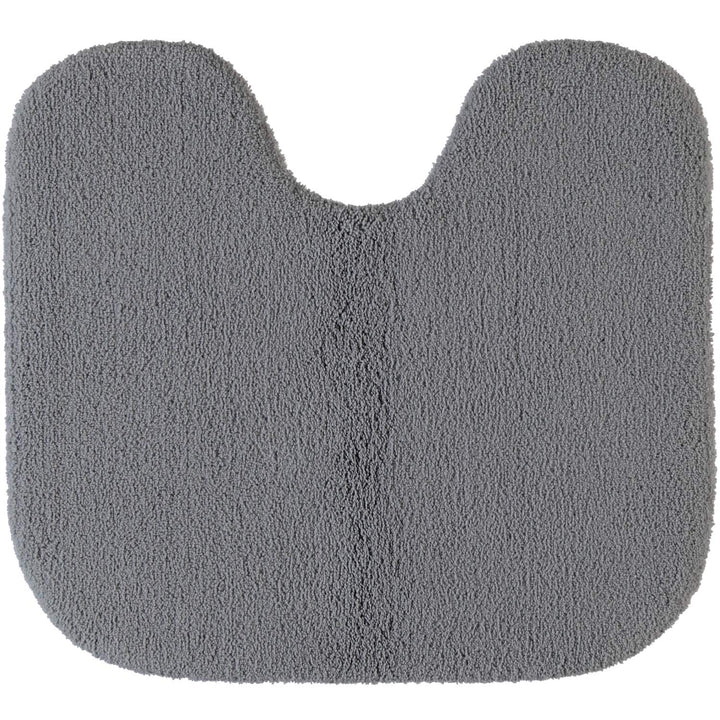 Rhomtuft Badematte Aspect, Farbe: kiesel, Grösse: 55x60cm Toilettenvorlage mit Ausschnitt 55x60 cm,