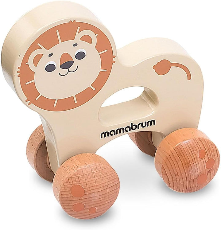 mamabrum MAM183 EDU Baby Spielzeug Set, 6 Montessori Sensorik Spielzeug für 7-12 Monate - Holz Lerns