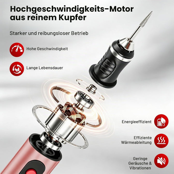Gravierstift, 3-stufig, Tragbarer Kabellos Gravur Stift