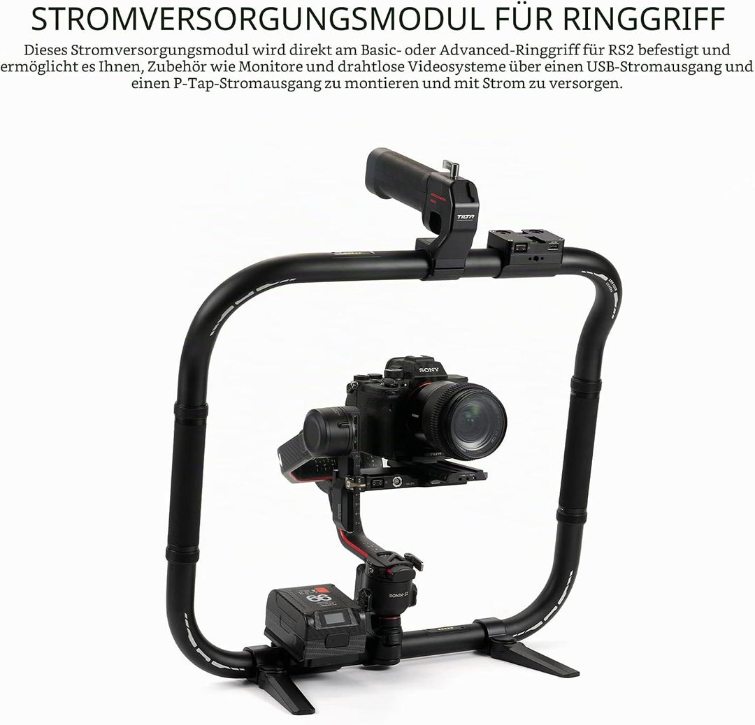 Tilta Netzteilmodul für Ringgriff Compatible with DJI RS 2,RS 3,RS 3 PRO TGA-RG-PM Stromversorgungsm