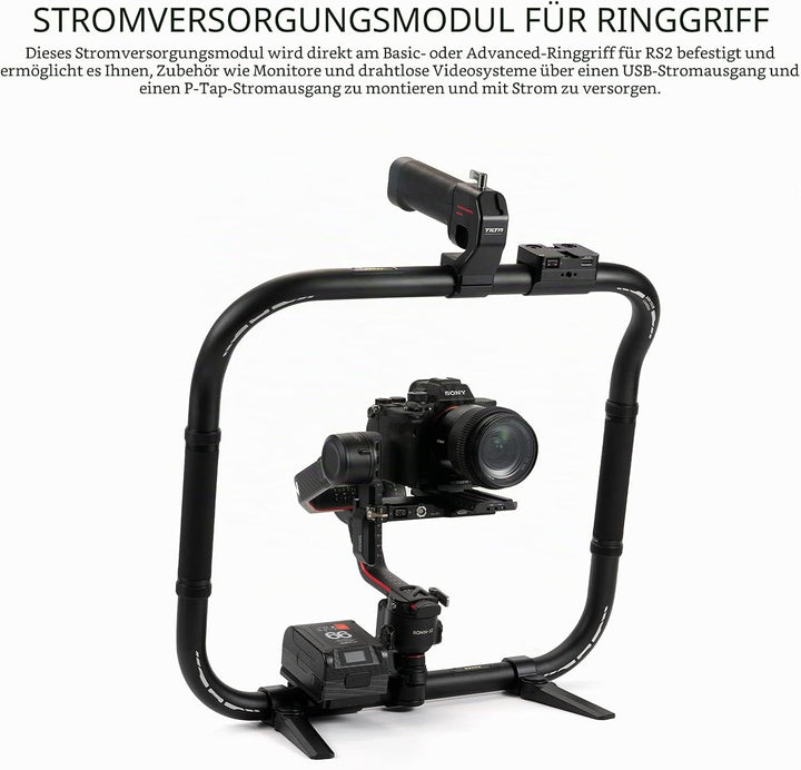 Tilta Netzteilmodul für Ringgriff Compatible with DJI RS 2,RS 3,RS 3 PRO TGA-RG-PM Stromversorgungsm