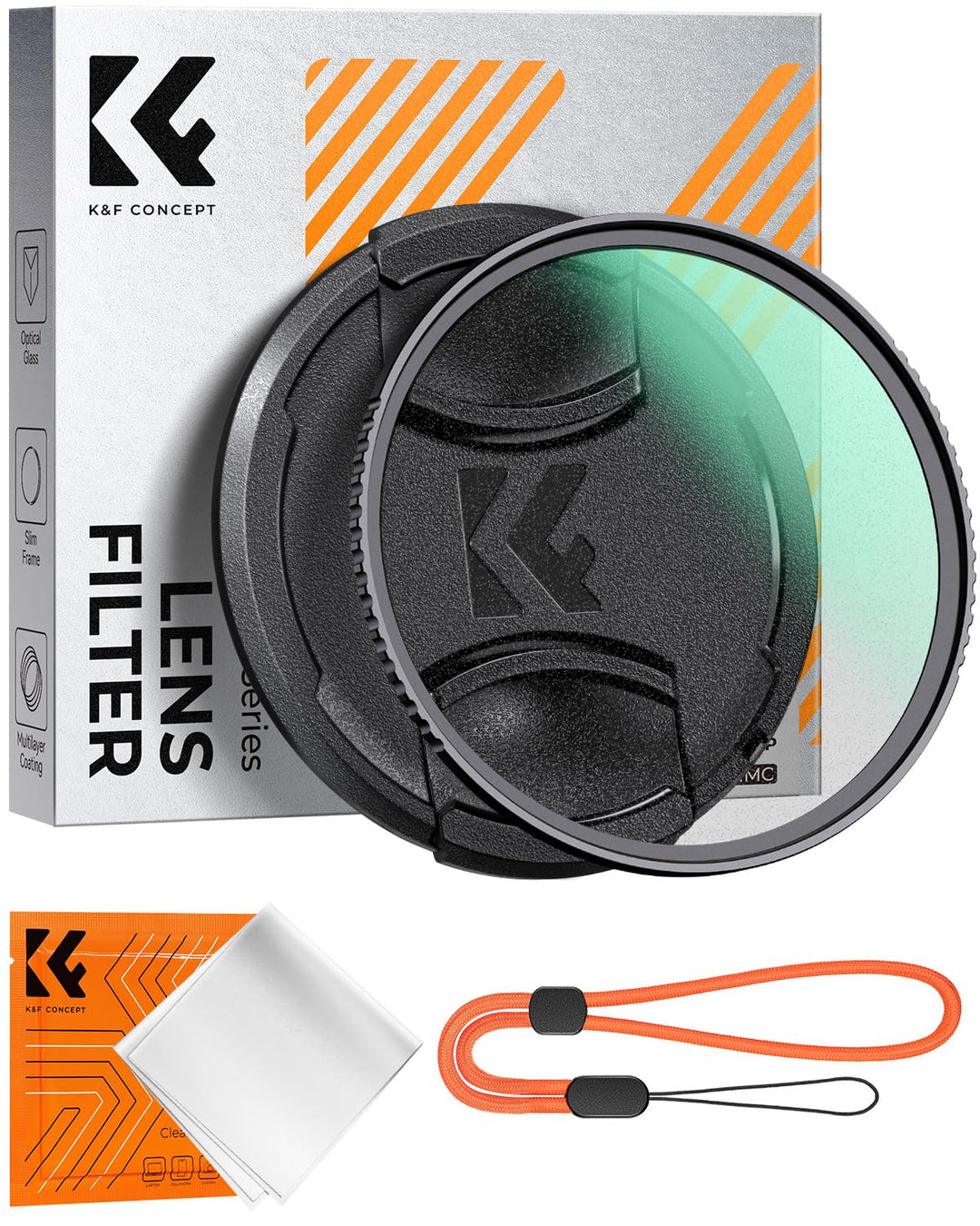 K&amp;F CONCEPT Filter 40.5mm Black Promist 1/8 für Portraitfotografie | mit Objektivdeckel,Cineastische