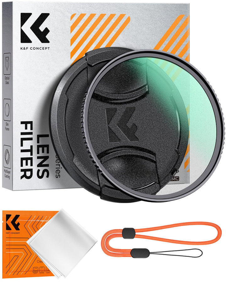 K&amp;F CONCEPT Filter 40.5mm Black Promist 1/8 für Portraitfotografie | mit Objektivdeckel,Cineastische