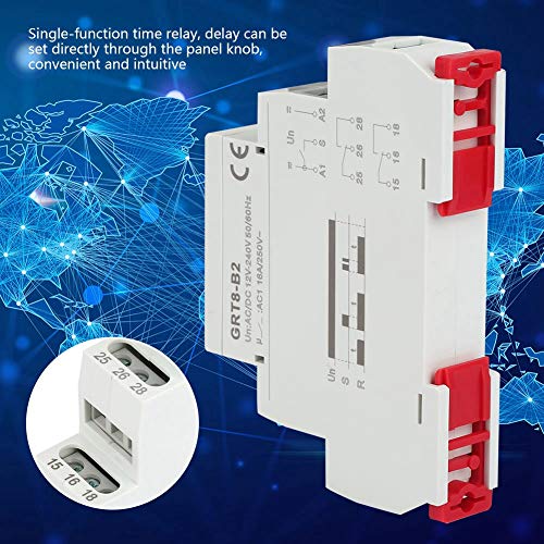 Schienen Zeitrelais für die 12-240 V Mini Einzelfunktionssteuerung Für die Verzögerung der 35 mm Sch