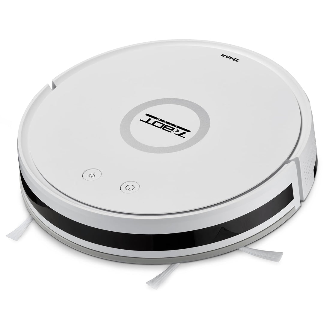 Trisa T-Bot Lite Saugroboter, 1300Pa, HEPA-Filter &amp; Magnetband-Abgrenzung | 1300 Pa Saugkraft, 90 Mi