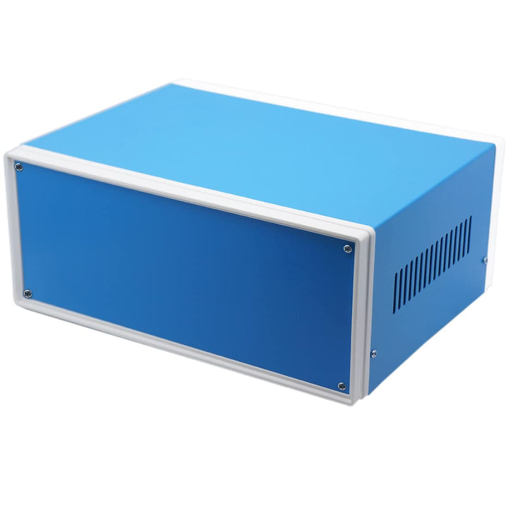 Zulkit Elektronisches Gehäuse, Metall, 320 x 268 x 120 mm, Blau 12.6" x 10.6" x 4.7", 12.6" x 10.6"