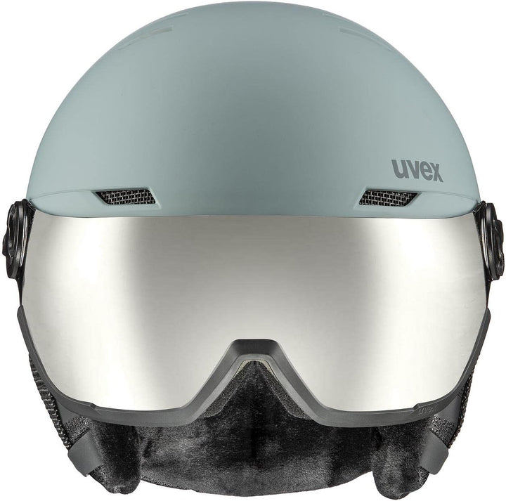 uvex Wanted Visor Visier Skihelm - Navy mat glacier - rhino matt 58-62 cm, glacier - rhino matt 58-6