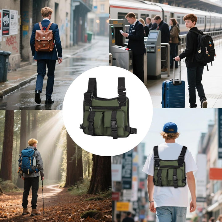 Gewichtsweste zum Spazierengehen, verstellbare, leichte Brusttasche, Gepäck und Reiseausrüstung für