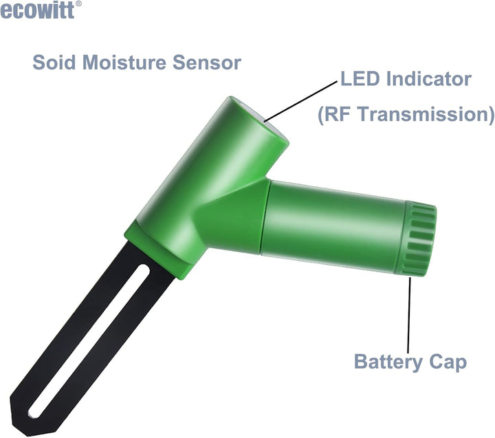 ECOWITT Smart Bodenfeuchtesensor, Bodenfeuchtigkeitsmesser, Gateway erforderlich, genaue Messung, ka