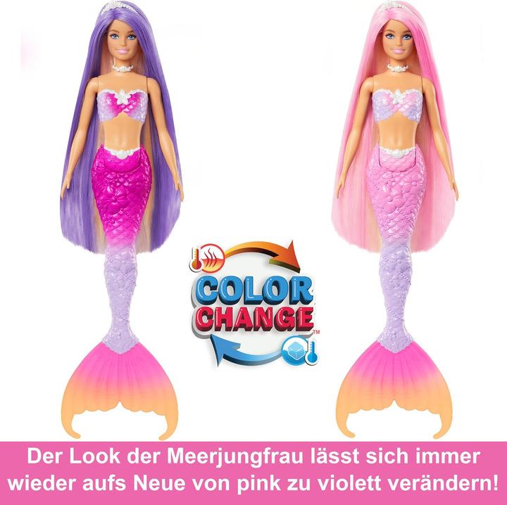 BARBIE Meerjungfrau-Puppe - Inspiriert von der Fernsehserie "Barbie Ein verborgener Zauber", mit Far