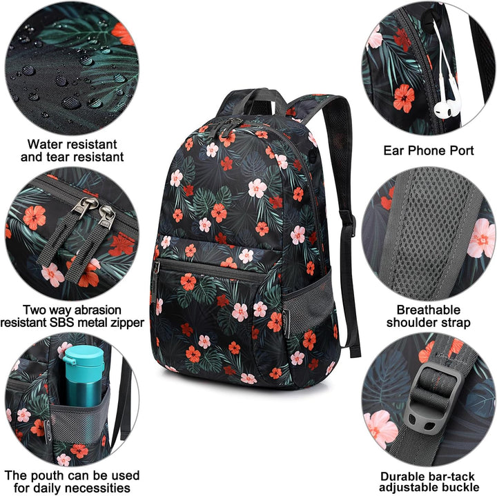 G4Free 20L Faltbarer Rucksack Ultraleichter Wanderrucksack Daypack für Männer Frauen und Kinder für