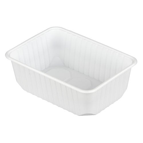 50 Verpackungsbecher, PP 1 l 6,3 cm x 18,6 cm x 13,3 cm weiss