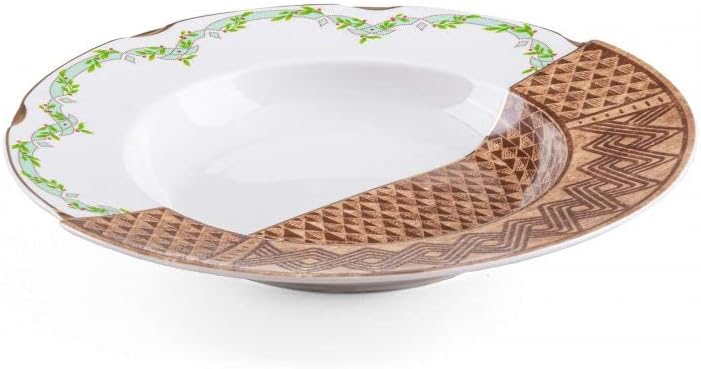 PIATTO FONDO PORCELLANA SELETTI HYBRID MALAO ART 09133 Malao 25㎝, Malao 25㎝