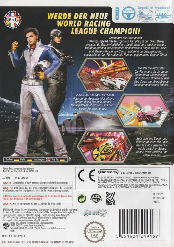 Speed Racer: The Videogame Nintendo Wii, Nintendo Wii
