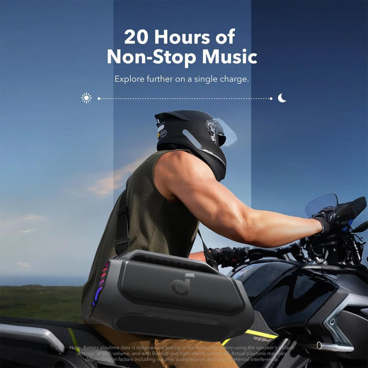 Soundcore by Anker, Boom 2 Plus Bluetooth Lautsprecher, Schwarz