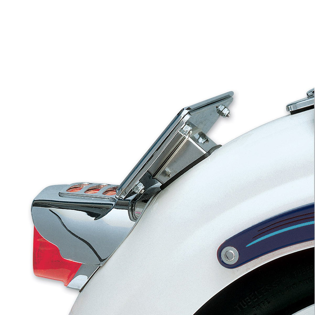 Kuryakyn 9165 Motorrad Accent Zubehör: Universal Laydown Kennzeichenhalter für Harley-Davidson Motor