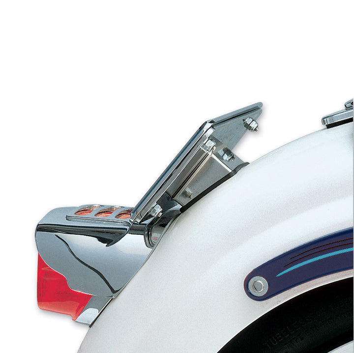 Kuryakyn 9165 Motorrad Accent Zubehör: Universal Laydown Kennzeichenhalter für Harley-Davidson Motor