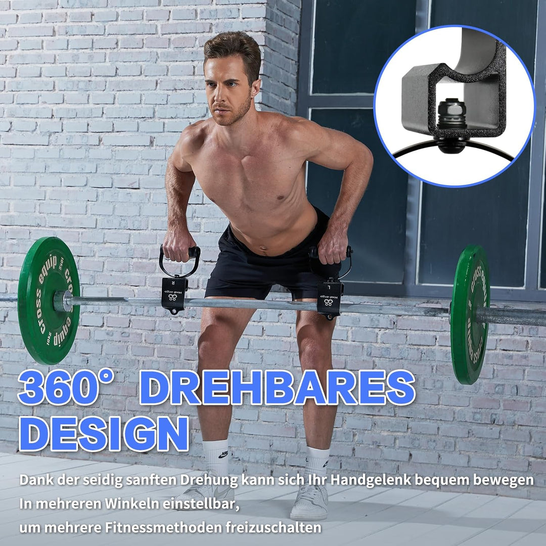 HXD-ERGO Klimmzuggriffe Rotierbar Klimmzugstange Türrahmen Klimmzug Fitness Griffe Accessoires für W