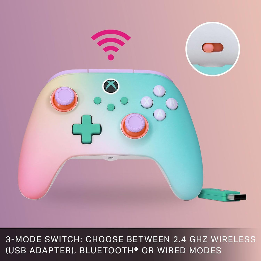 PowerA Advantage Wireless Controller für Xbox Series X|S - Beach Vibes, offiziell lizenziert, Blueto