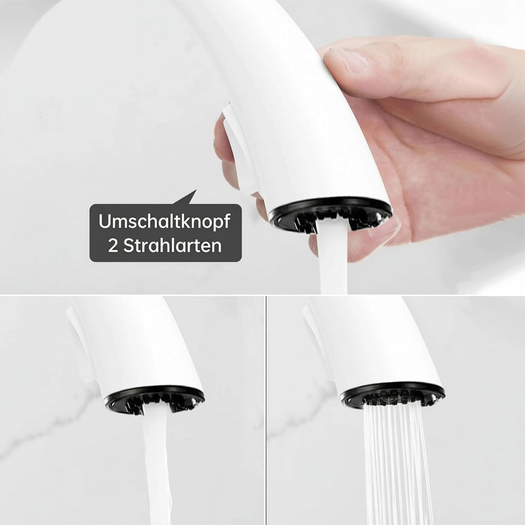 Wasserhahn Küche Waschtischarmatur Bad Mischbatterie Badarmatur Drei Sprühfunktionen Küchenarmatur 3