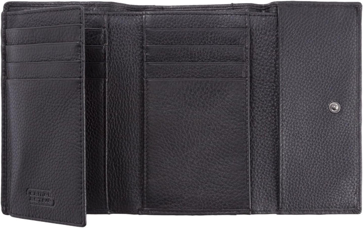 camel active, Pura, Damen, Geldbörse, one size , Schwarz, 14x3x8,5 cm, Schwarz
