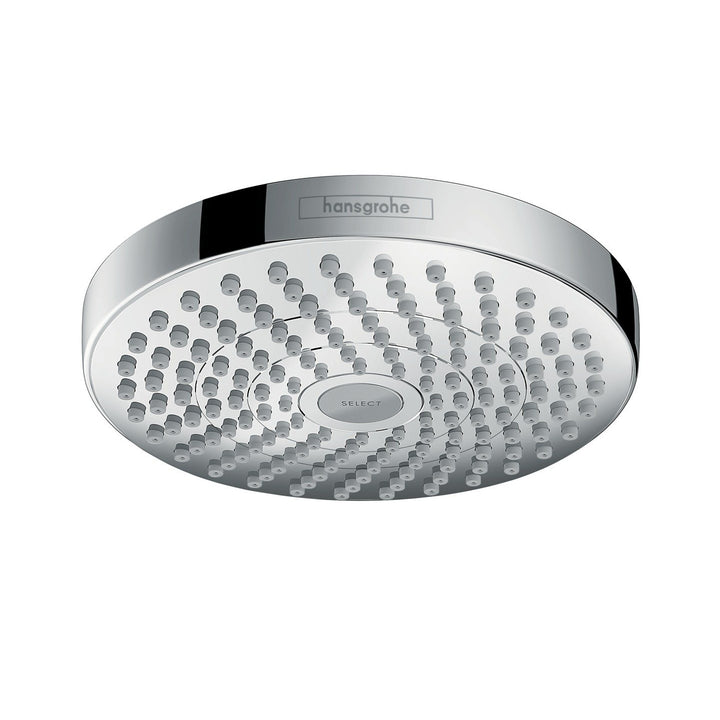 hansgrohe Croma Select S 180 Duschkopf, Kopfbrause mit 2 Strahlarten, Chrom 2 Strahlarten Chrom, 2 S