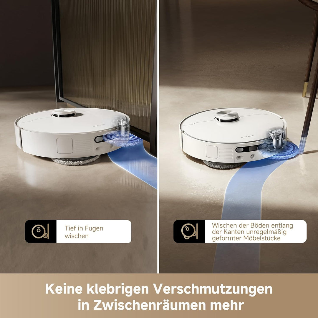 dreame L40 Ultra AE Saugroboter mit Wischfunktion, 19.000 Pa Saugkraft, viele Bürsten und EIN Flexib