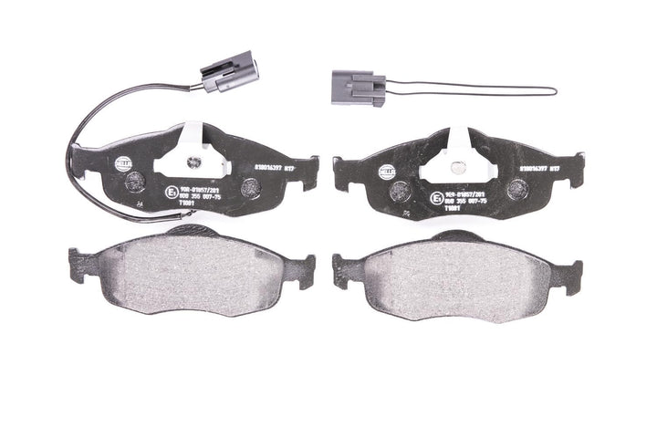 HELLA PAGID 8DB 355 007-751 Bremsbelagsatz - T1081 - Dicke/Stärke: 18.5mm - Bremssystem: Teves - mit