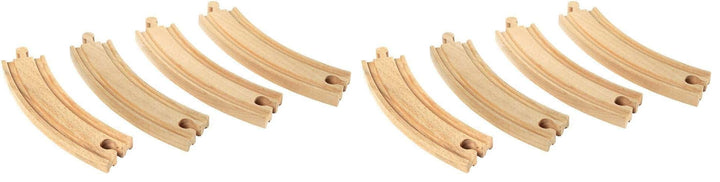 BRIO 33342000-1/1 Gebogene Gleise (E) (Packung mit 2) Einheitsgrösse (Packung mit 2), Einheitsgrösse