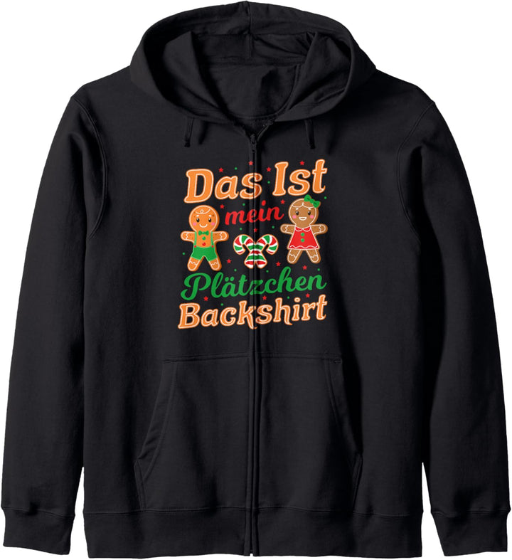 Kekse Backen für Weihnachten | Das ist mein Plätzchen Back Kapuzenjacke