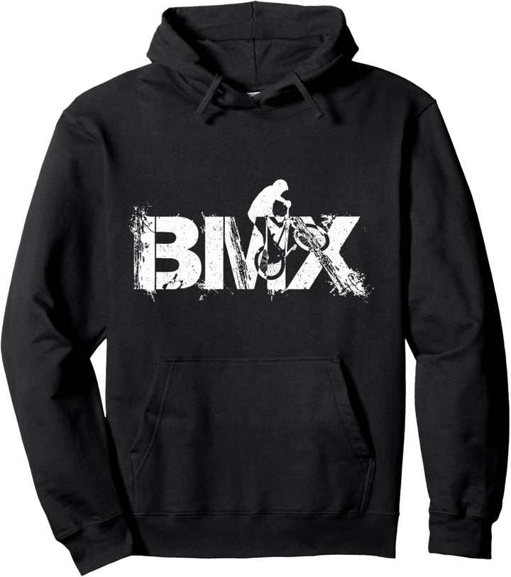 BMX cooles Retro Fan Geschenk Motiv für Junge Mädchen Pullover Hoodie