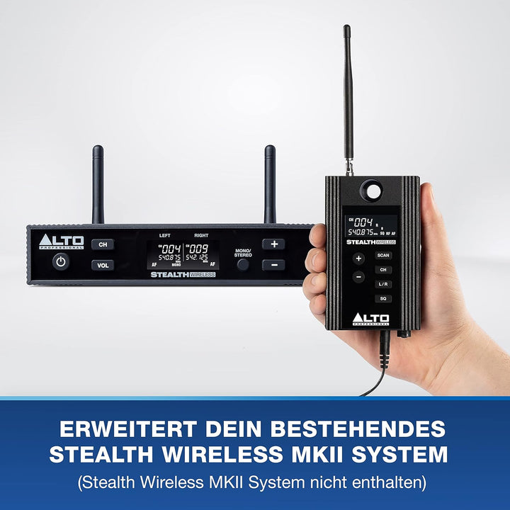 Alto Professional Expansion Pack für Stealth Wireless MKII - EIN-Kanal UHF-Funkempfänger für aktive