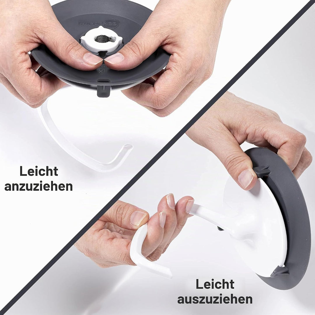 KneadAce Knethaken-Schutz für Küchenhelfer – verhindert, dass Ihr Teig hochklettert und Ihren Mixer