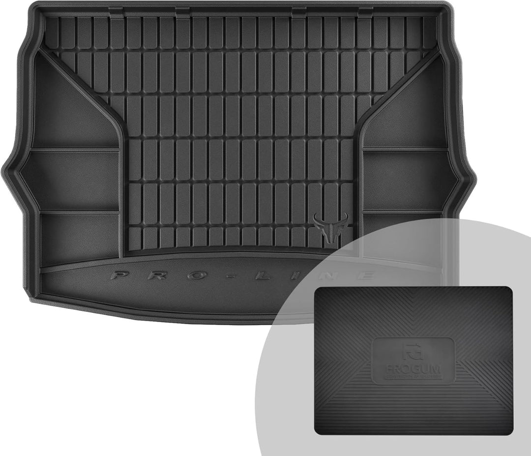 FROGUM ProLine 3D Gummimatte Exklusive Auto Kofferraummatte Kofferraumwanne für Nissan Qashqai II 20