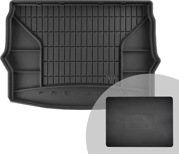 FROGUM ProLine 3D Gummimatte Exklusive Auto Kofferraummatte Kofferraumwanne für Nissan Qashqai II 20