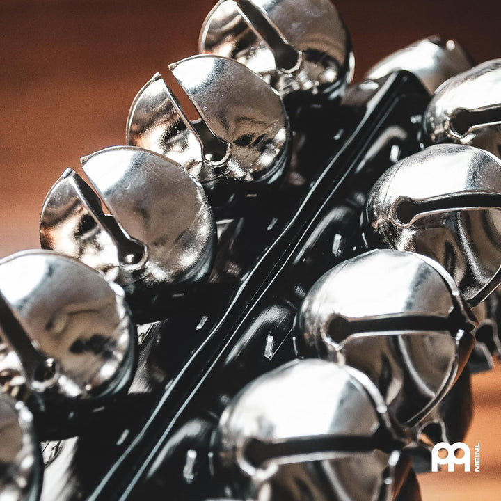 Meinl Percussion SLB25 Sleigh Bells mit 25 Glocken, schwarz